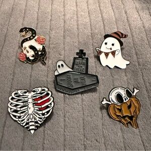 Halloween Enamel Pin Bundle